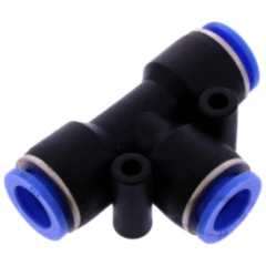 T-Steckverbinder für PA Rohr 10 mm