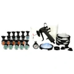 Lackierpistole HVLP Kit für Fließbecher