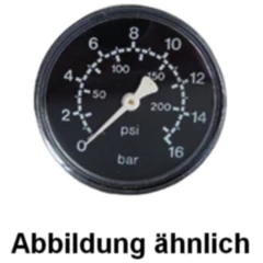 Manometer 25 bar G1/4 hinten für: Motorräder