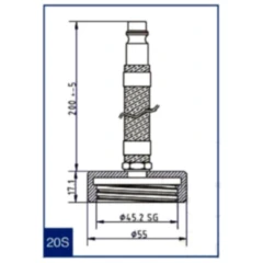 Anschlussdeckel Nr. 20 S für Bremsenfüll- und Entlüftergeräte