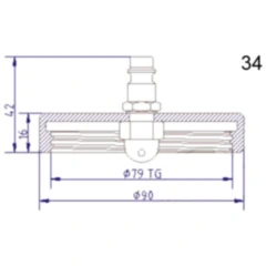 Stierius Anschlussdeckel Nr. 34 für Bremsenfüll- und Entlüftergeräte