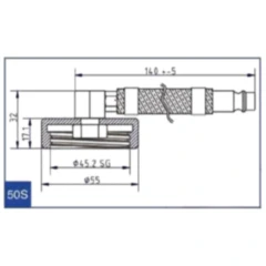 Anschlussdeckel Nr. 50S für Bremsenfüll- und Entlüftergeräte