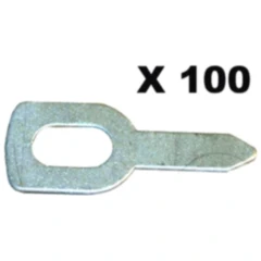 GYS Anschweißösen gerade - 100 Stück für Karosserieausbeulgeräte