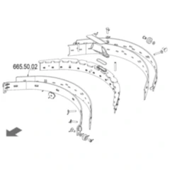 Sauglippe vorne für JMP Rex 350