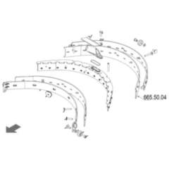 SQUEEGEE REAR for JMP Rex 350