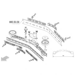 SQUEEGEE REAR for JMP Rex 510