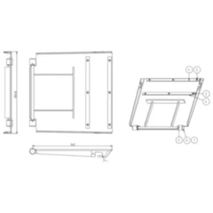 Tragteller Erhöhung 200 mm für Rotary 2-Säulen-Hebebühne
