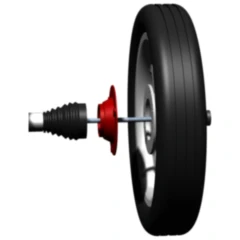 Adapter Kit für tiefen Naben für Motorrad-Wuchtmaschinen