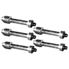 Zentrierbolzen 24 mm 100 mm SET 5 STÜCK UNGEFEDERT