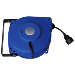 Kabelaufroller 10 Meter mit Schukostecker und Kupplung