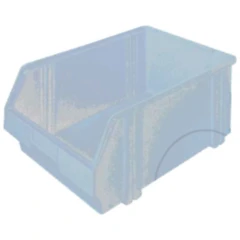 Sichtlagerkasten LK1 grau, stapelbar