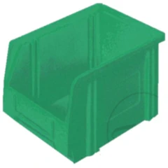 Sichtlagerkasten LK3 grün für Fahrzeuge