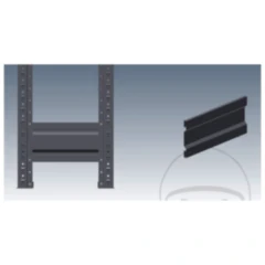 Spange 400 mm für Regalrahmen, geschraubt