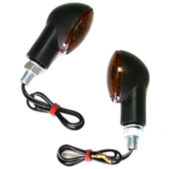 JMP CATEYE Kurzblinker schwarz mit Rauchglas