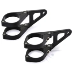 Lampenhalter Daytona 39MM CNC gefräst Aluminium schwarz