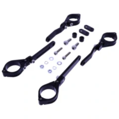 Lampenhalter einstellbar 35 mm schwarz für Motorräder