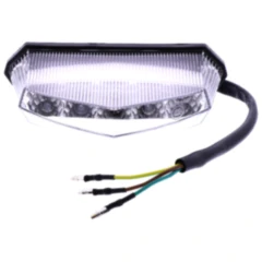 Rückleuchte weiß LED 101 Octane passend für: Derbi Senda, Dekker, Beta RR