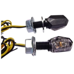 JMP Mini 3 Blinkleuchte LED Klarglas schwarz