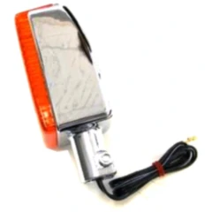 Blinker aus Kunststoff, chrom für Motorräder