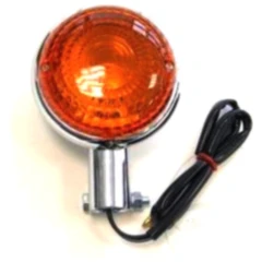 Blinker mit Chrom-Gehäuse für Motorräder