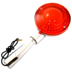 Blinker mit Chrom-Gehäuse, geeignet für Motorräder