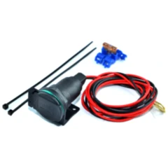 Zigarettensteckdose mit Federdeckel für Motorräder