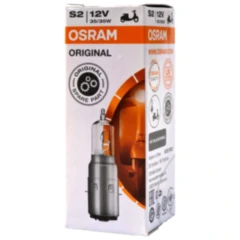 Lampe 12V35/35 Watt S2 BA20D passend für: Honda XR, XL, MBX, Yamaha YQ, CS, CW