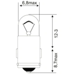 Lampe BA7S 6V 1.2W JMP