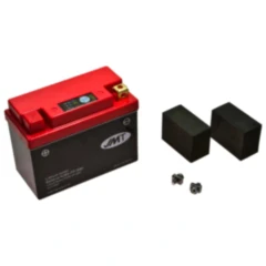 Batterie Motorrad HJB5 - FP JMT Lithium - Ionen mit Anzeige Wasserdicht passend für: Kawasaki KH, S1, H2, S2