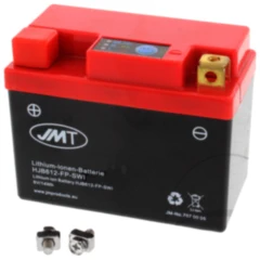 Batterie Motorrad HJB612 - FP 6V JMT Lithium - Ionen mit Anzeige Wasserdicht passend für: Honda CM, CB