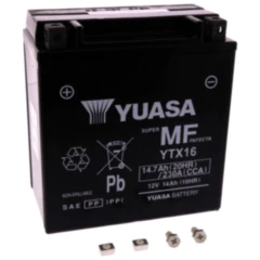 Batterie Motorrad YTX16 wet Yuasa Alternative: 7073778 passend für: BMW K, R