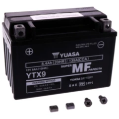 Batterie Motorrad YTX9 wet Yuasa Alternative: 7073935 passend für: Kawasaki Z, ZX - 6R, Ninja