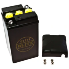 Batterie Motorrad 01211 schwarz 6V Blitz mit Deckel passend für: BMW R
