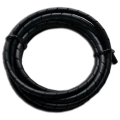 Spiral Schlauch schwarz 1.5 Meter für Kabel