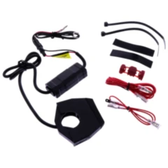 Bordsteckdose mit 2x USB-A für 22mm Lenker