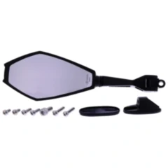 Universal Seitenspiegel links schwarz D-Mirror-11