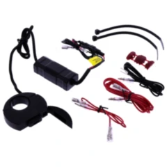 USB-C Bordsteckdose Slim für Motorräder