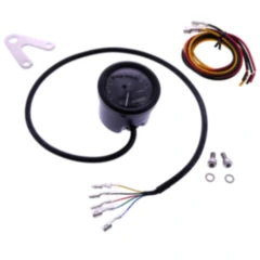 Drehzahlmesser elektrisch schwarz Daytona 60 mm für Motorräder