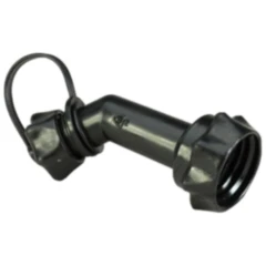 Hünersdorff Auslaufrohr abgewinkelt für Kraftstoffkanister