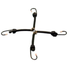 Gepäckspinne schwarz JMP 10X300MM 4 Haken