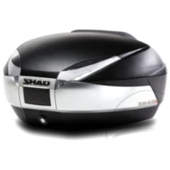 Topcase schwarz titan 48 Liter Shad SH48 mit Trägerplatte passend für: Honda CB, CBR, CBF