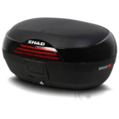 Topcase schwarz 46 Liter Shad SH46 mit Trägerplatte passend für: Honda CB, CBR, CBF