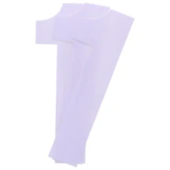 Startnummern Set für BlackBird Racing - 3 Stück, weiß 13x7 cm