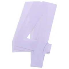 Startnummern NR.4 BlackBird Racing für Motorräder