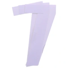 Startnummern NO.7 für BlackBird Racing, 3 Stück, weiß 13x7 cm