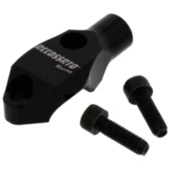 Schelle Spiegelhalter rechts schwarz für 22mm Lenker