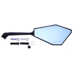 Hochwertiger schwarzer Stangenspiegel für Motorräder