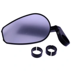 Lenkerendenspiegel Alu schwarz Daytona kurz