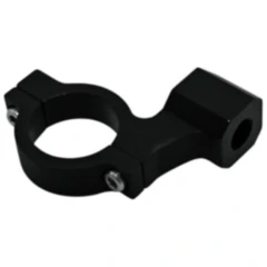 Schelle Spiegel schwarz 1 Zoll für Lenker M10X1.25 rechts