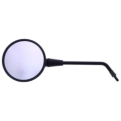Runder schwarzer Spiegel für linke und rechte Montage